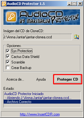 Audio CD Protector